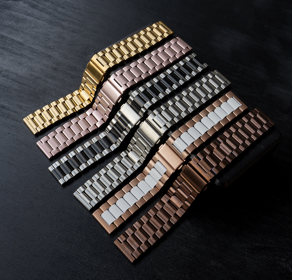 Bracelet acier Garmin Vivomove Luxe (argent)