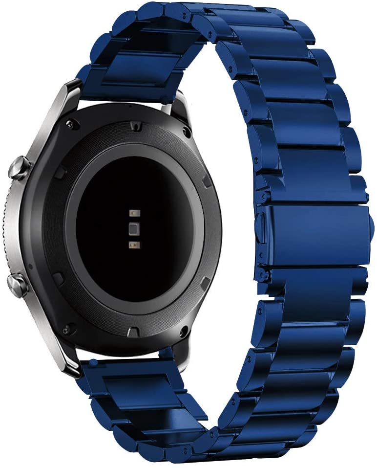 Bracelet acier Amazfit GTR 4 (bleu)