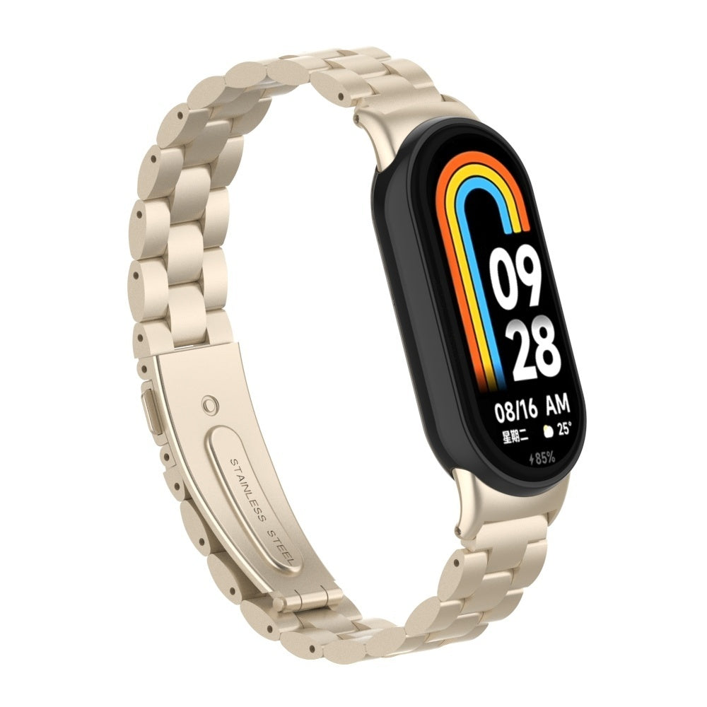 Bracelet acier Xiaomi Smart Band 10 (lumiere stellaire)