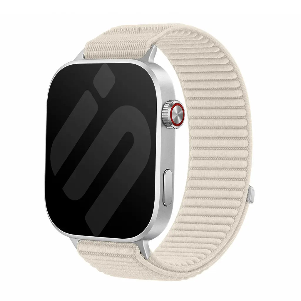 Bracelet nylon ondulé Xiaomi Smart Band 9 Pro (lumière stellaire)