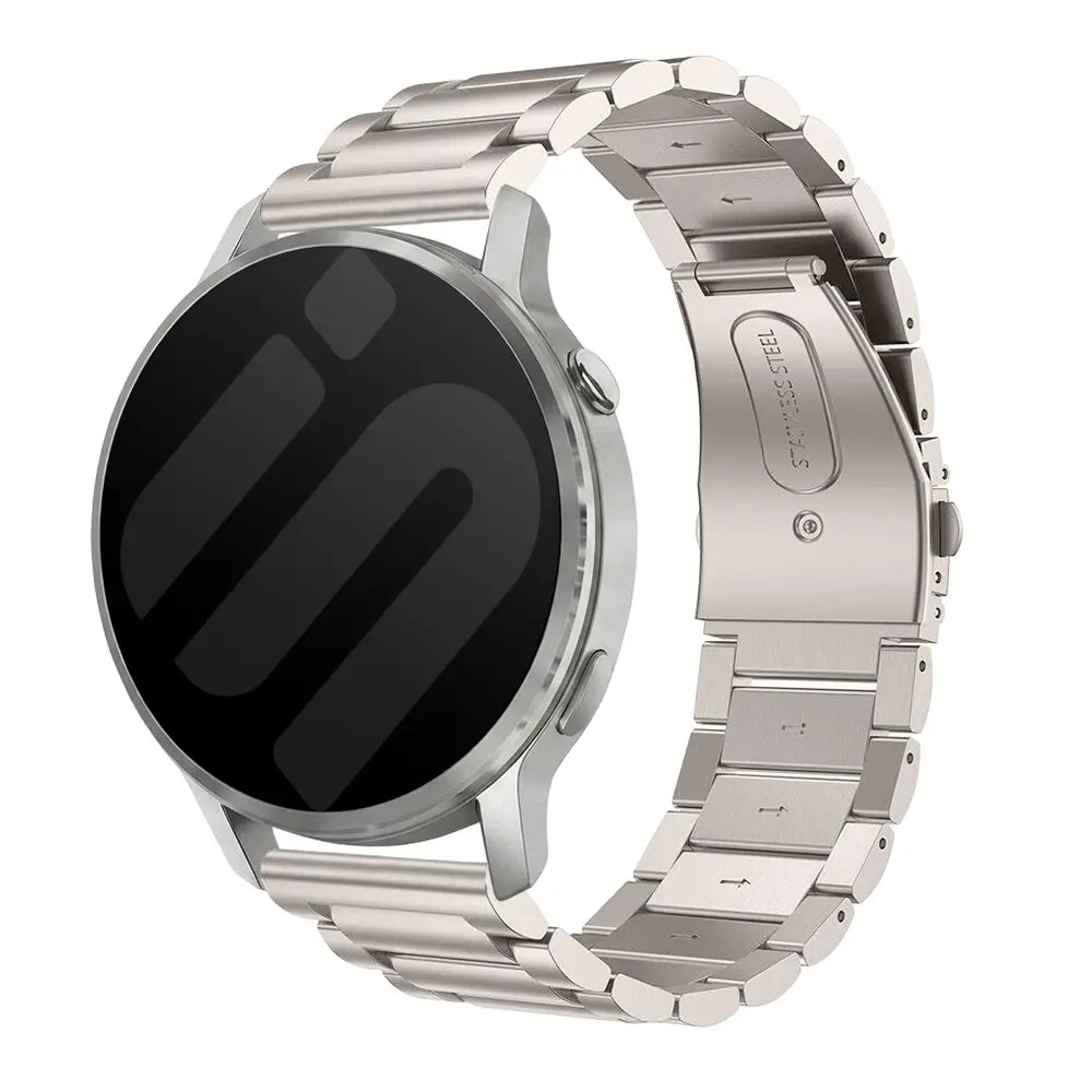 Bracelet acier Garmin Forerunner 170 (lumière stellaire)