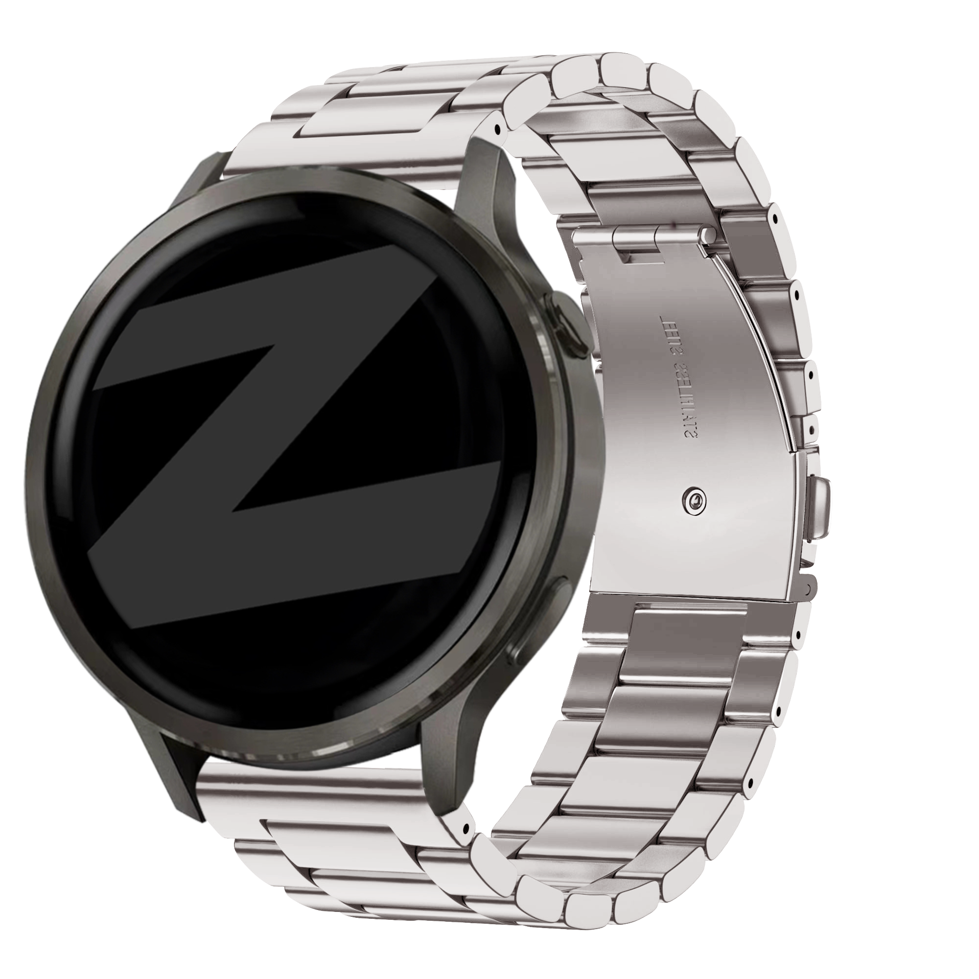 Bandz Bracelet acier 'Classic' Garmin Approach S50 (lumière stellaire)