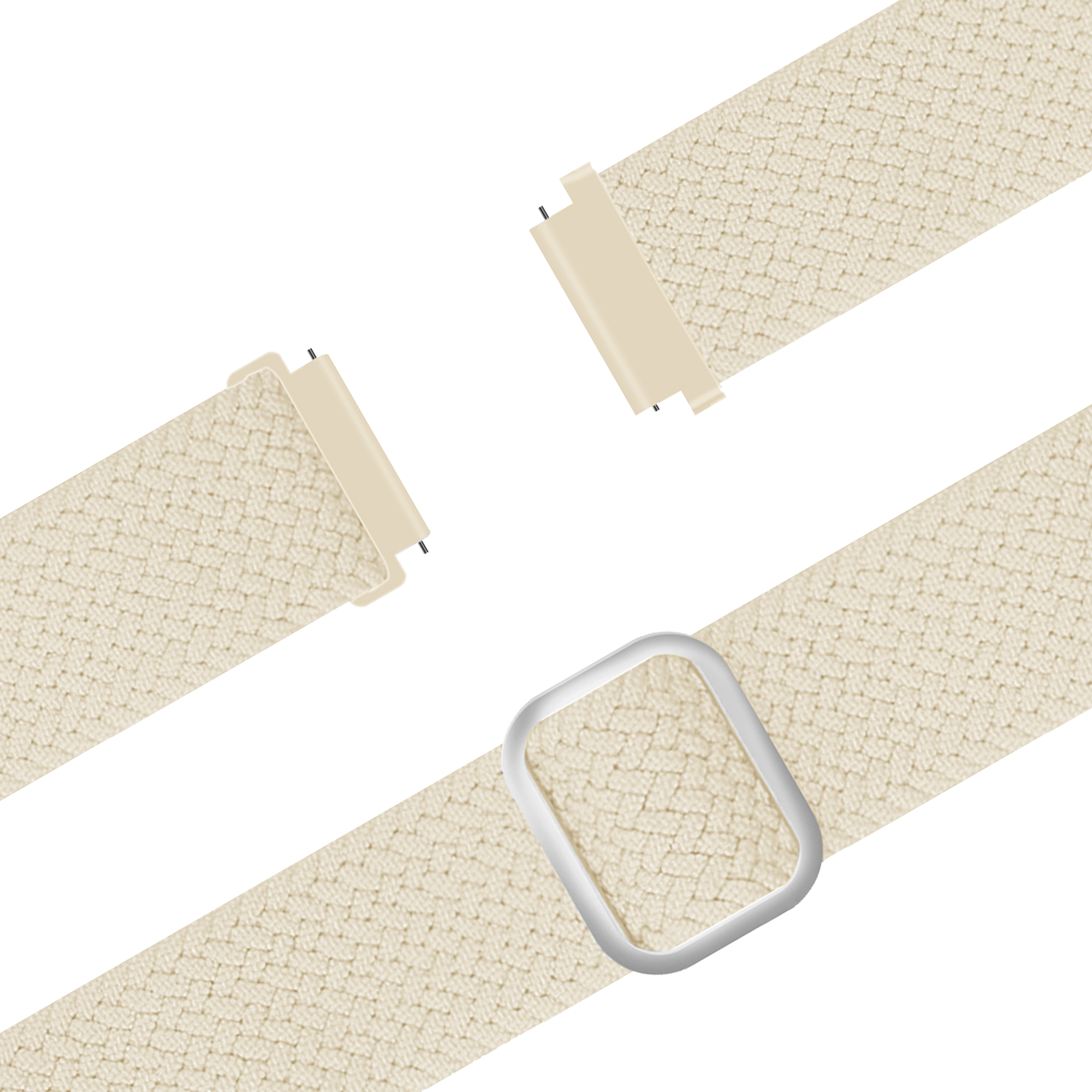 Bandz Bracelet tressé réglable Garmin Vivomove 3s (lumière stellaire)