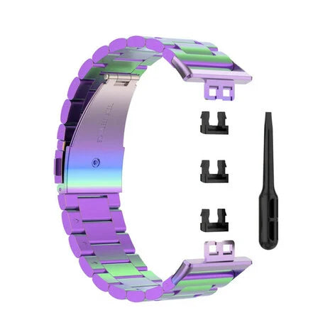 Bracelet acier Huawei Watch Fit SE (arc-en-ciel)