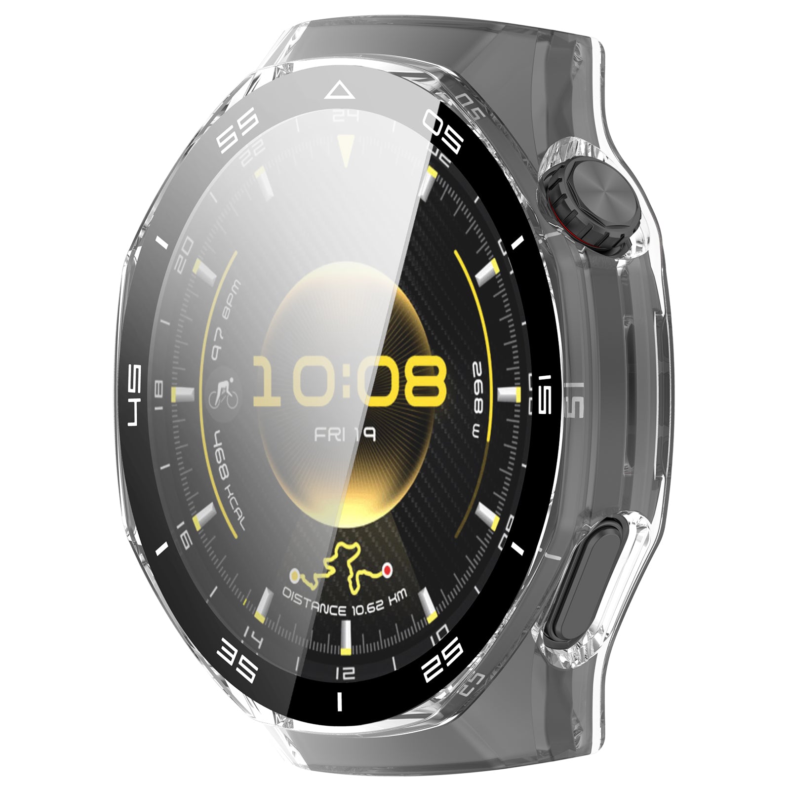 Huawei Watch GT 6 Pro Hard Case with Glass (Transparent)