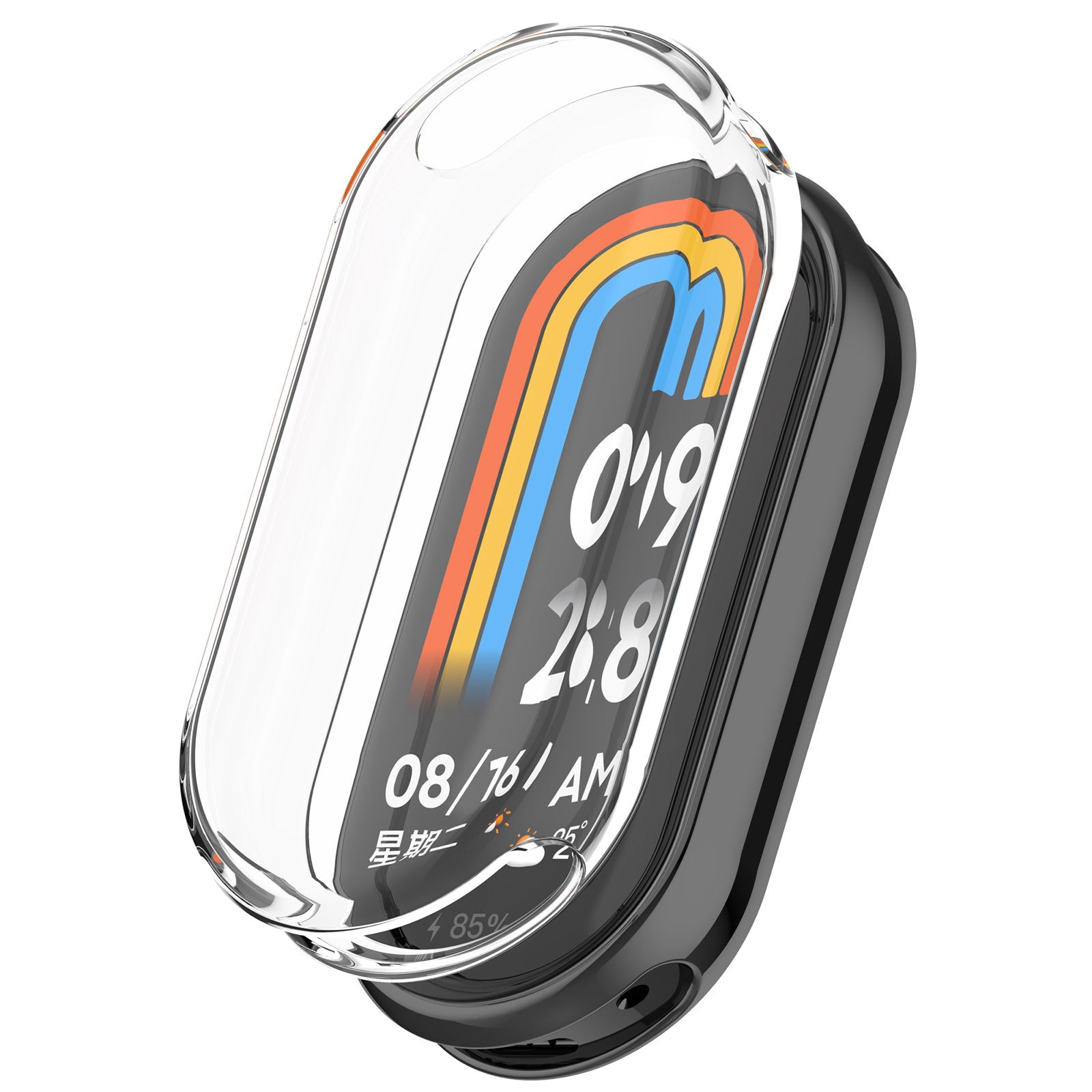 Coque TPU Xiaomi Smart Band 10 (transparent)
