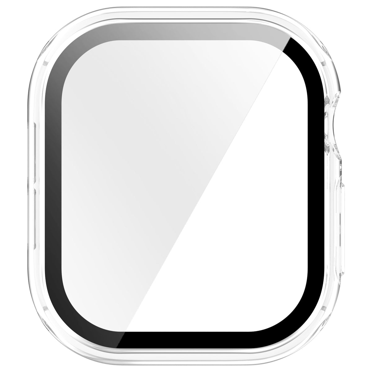 Coque rigide avec verre Apple Watch 12 - 42 mm (transparent)