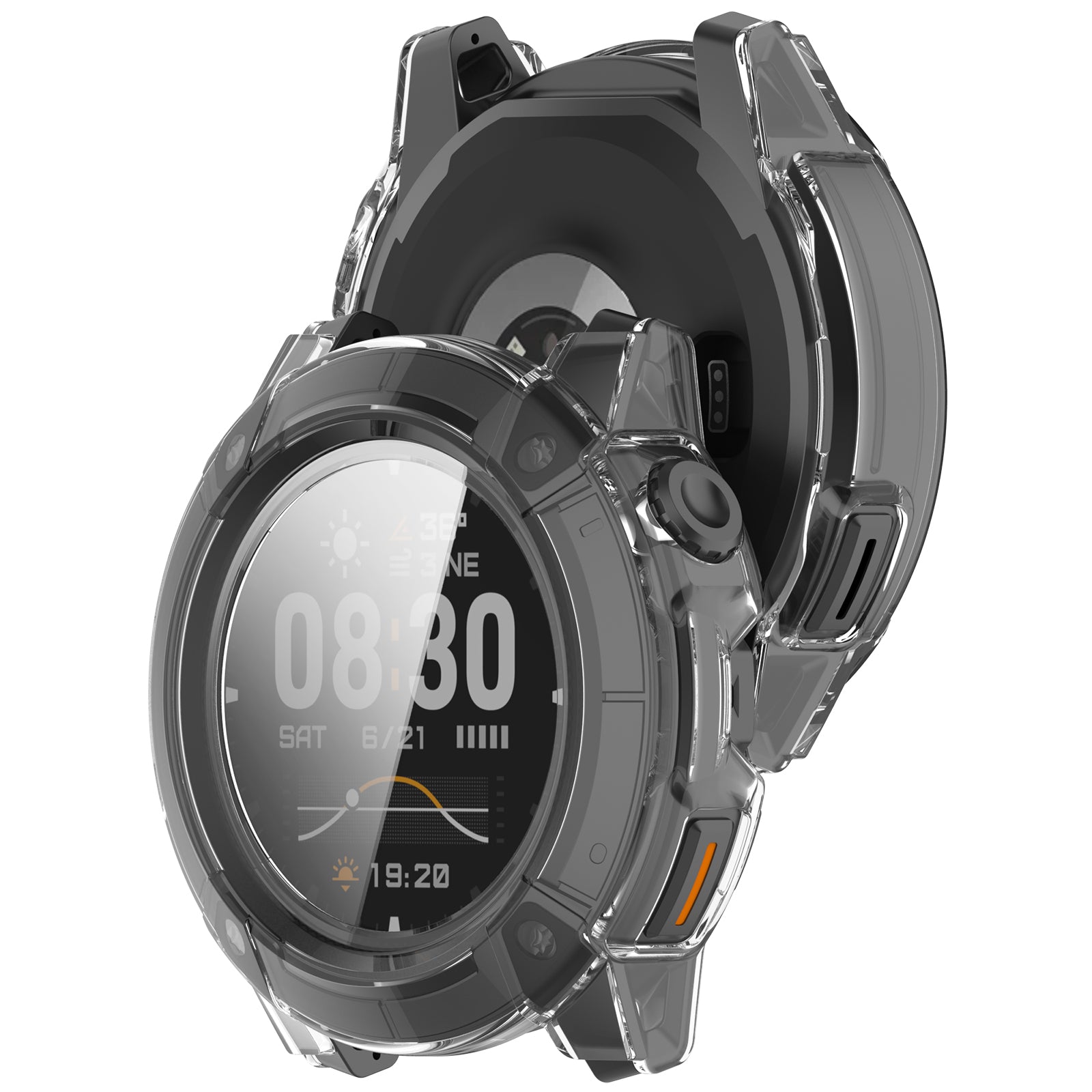 Coque avec verre PC Coros Nomad (transparent)