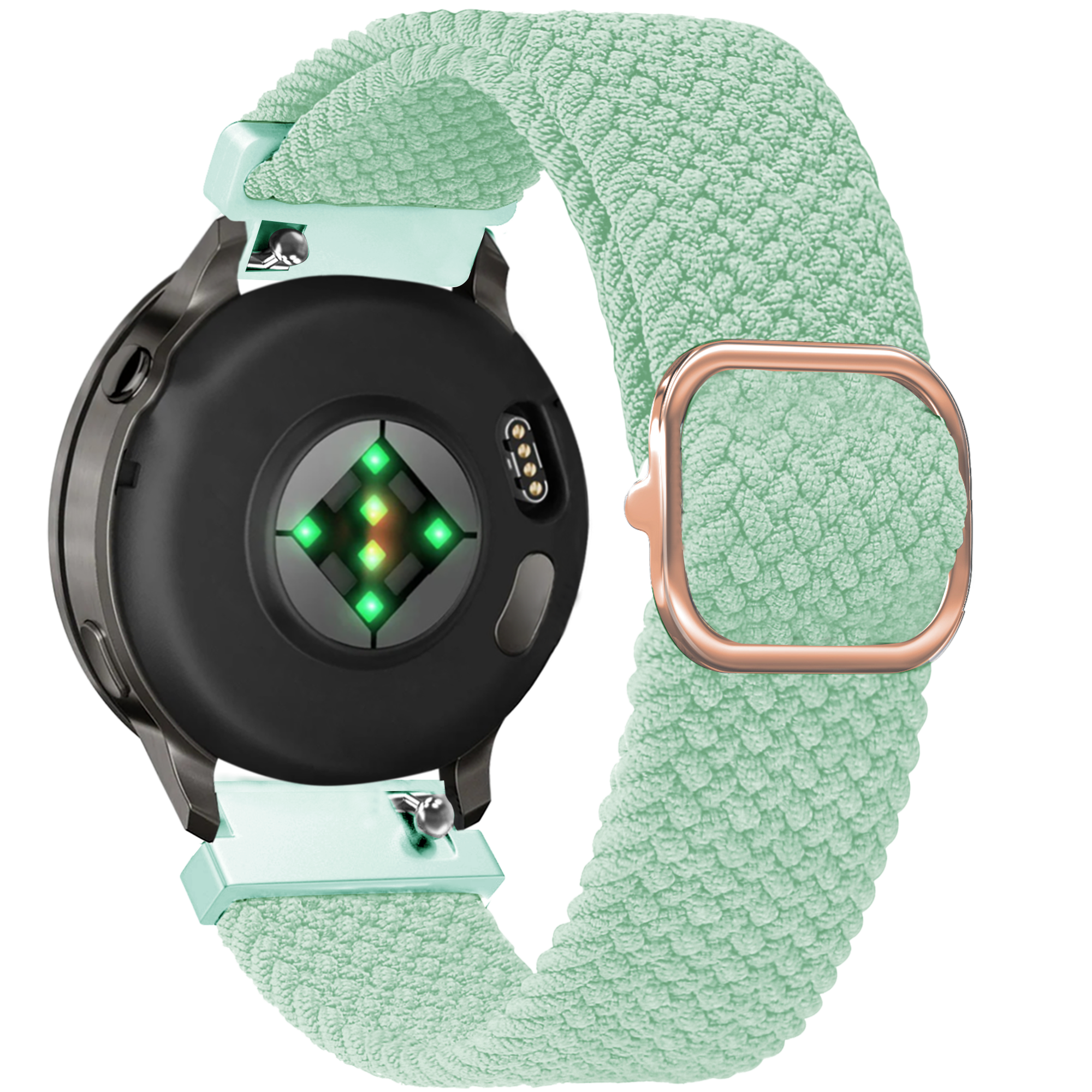 Bandz Bracelet tressé réglable Garmin Vivoactive 4s (turquoise)