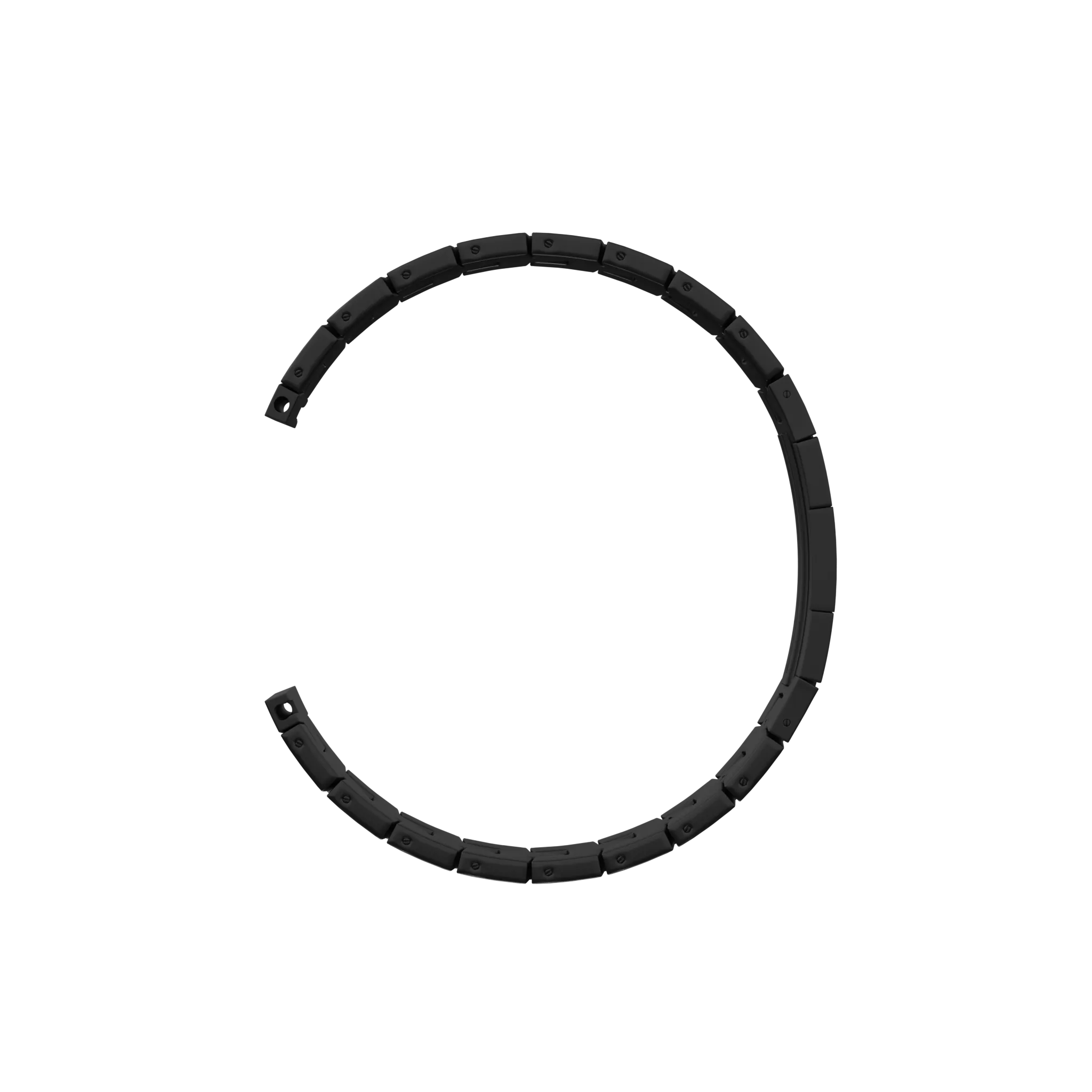 Bracelet titane grain (Boucle plate) Amazfit Bip 6 (graphite)