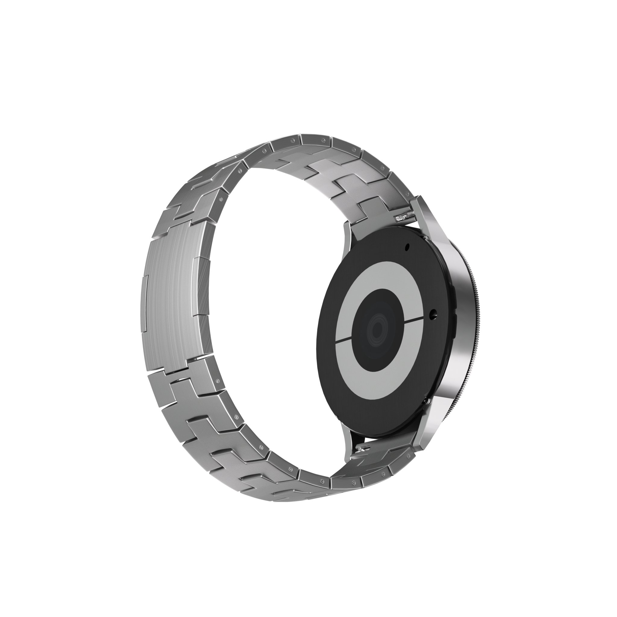 Bracelet titane granulé Xiaomi Watch 2 Pro (boucle plate) (argent)