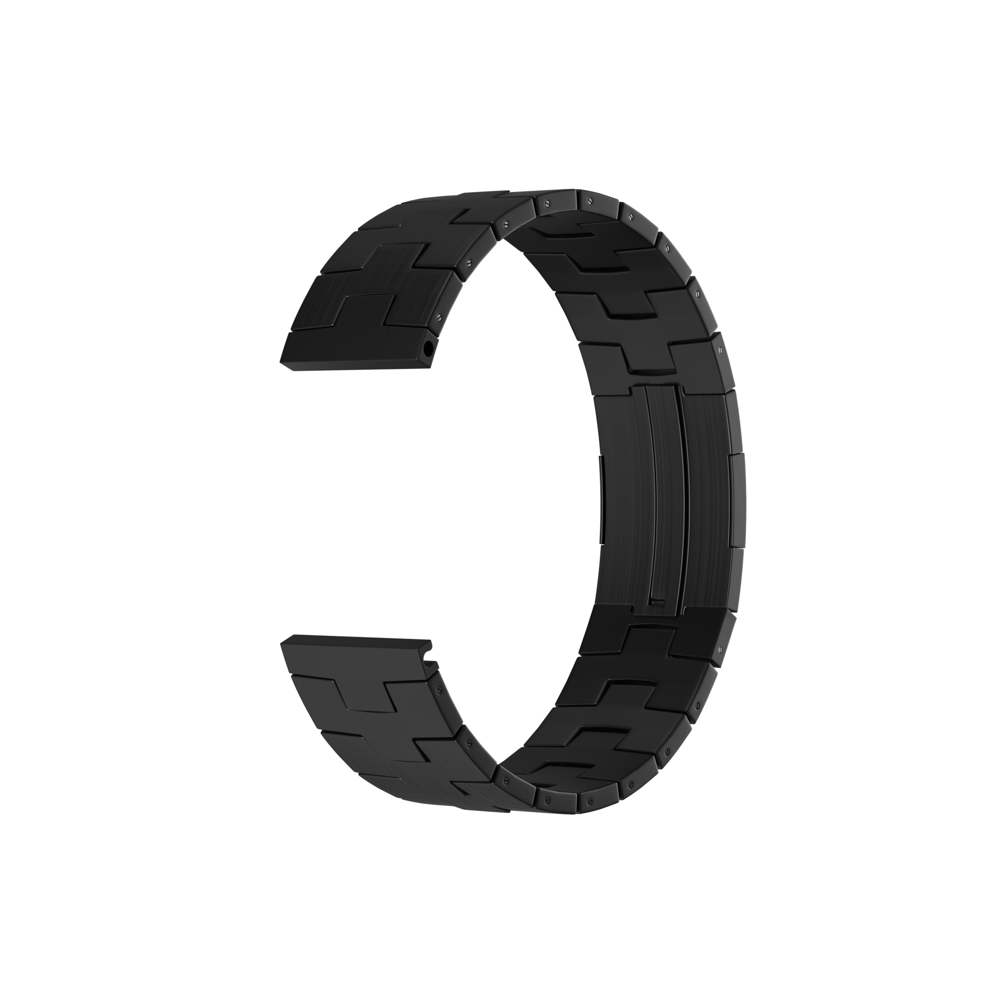 Bracelet titane granulaire Huawei Watch GT 5 Pro - 46mm- cierre plano (noir)