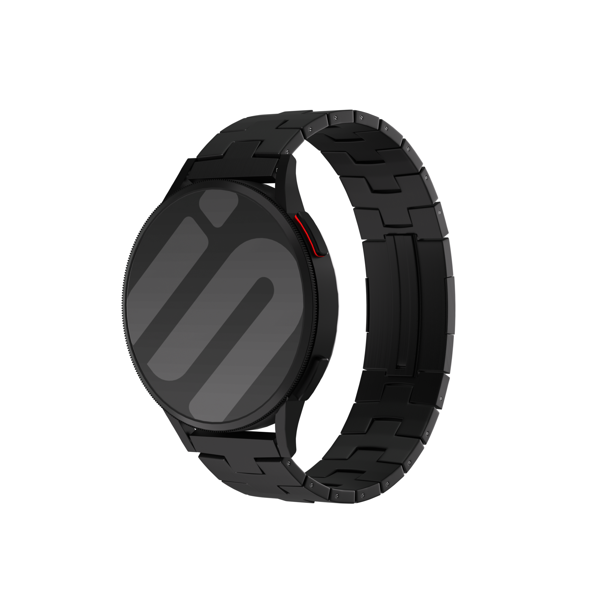 Bracelet titane granulaire Huawei Watch GT 5 Pro - 46mm- cierre plano (noir)