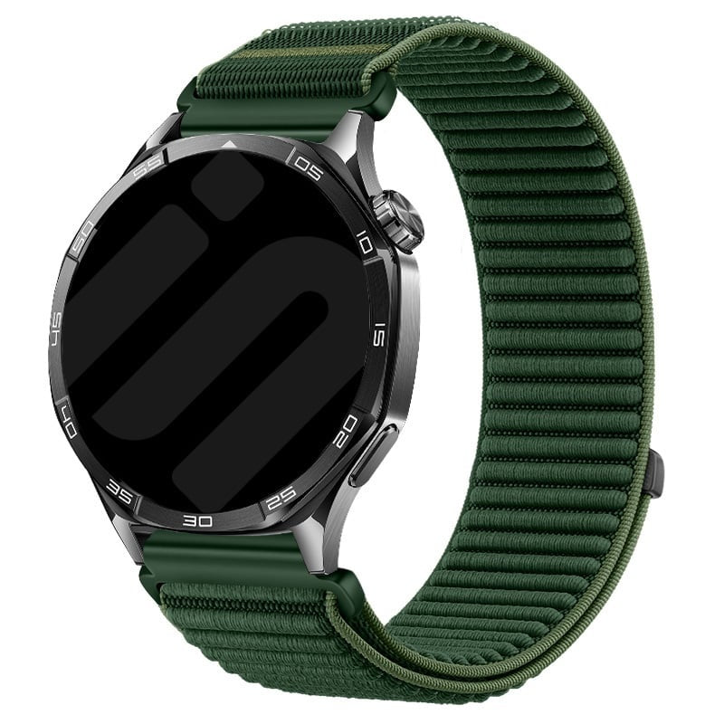 Samsung Galaxy Watch 4 Classic 42mm Wave Nylon Strap (Dark Green)