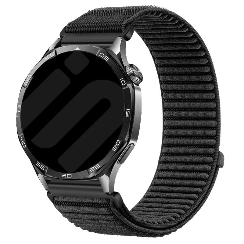 Bracelet nylon Wave Huawei Watch GT 2 46mm (noir)