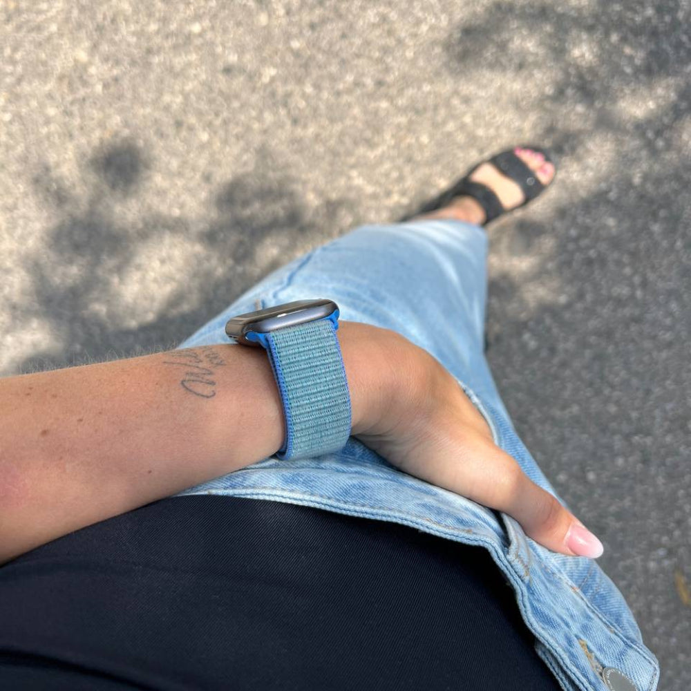 Bracelet nylon Apple Watch Ultra (bleu)