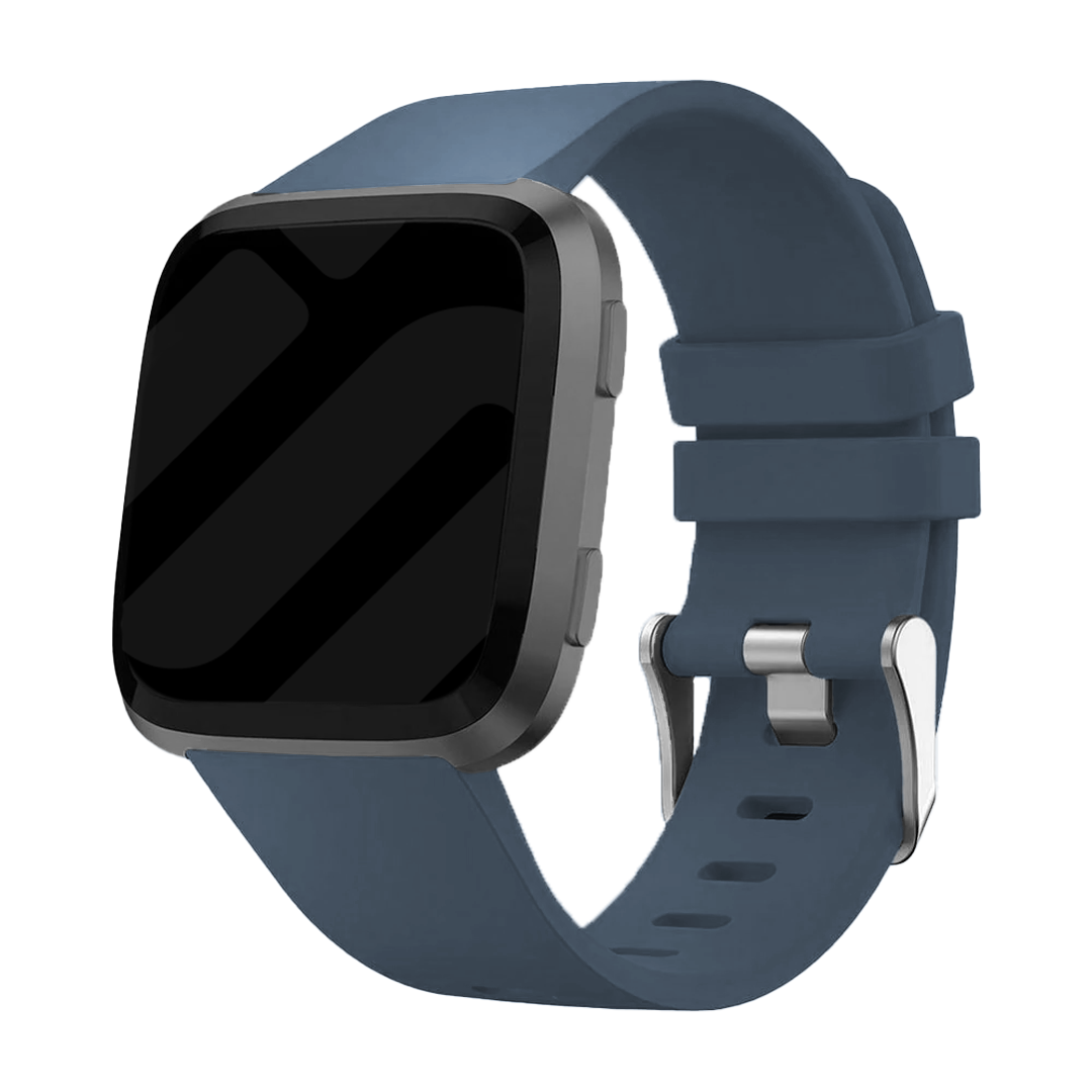 Bracelet silicone Fitbit Versa (grisbleu)