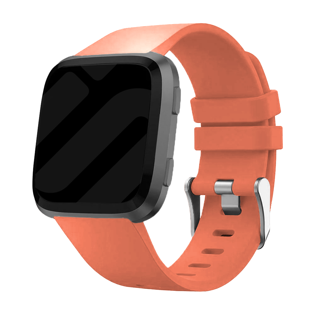 Bracelet silicone Fitbit Versa (pamplemousse)