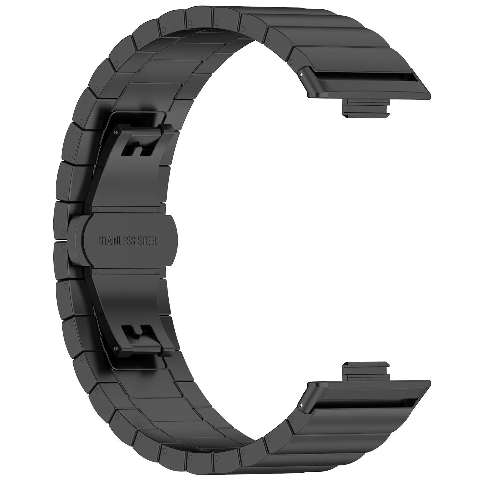 Bracelet acier de luxe Huawei Watch Fit 4 Pro (noir)