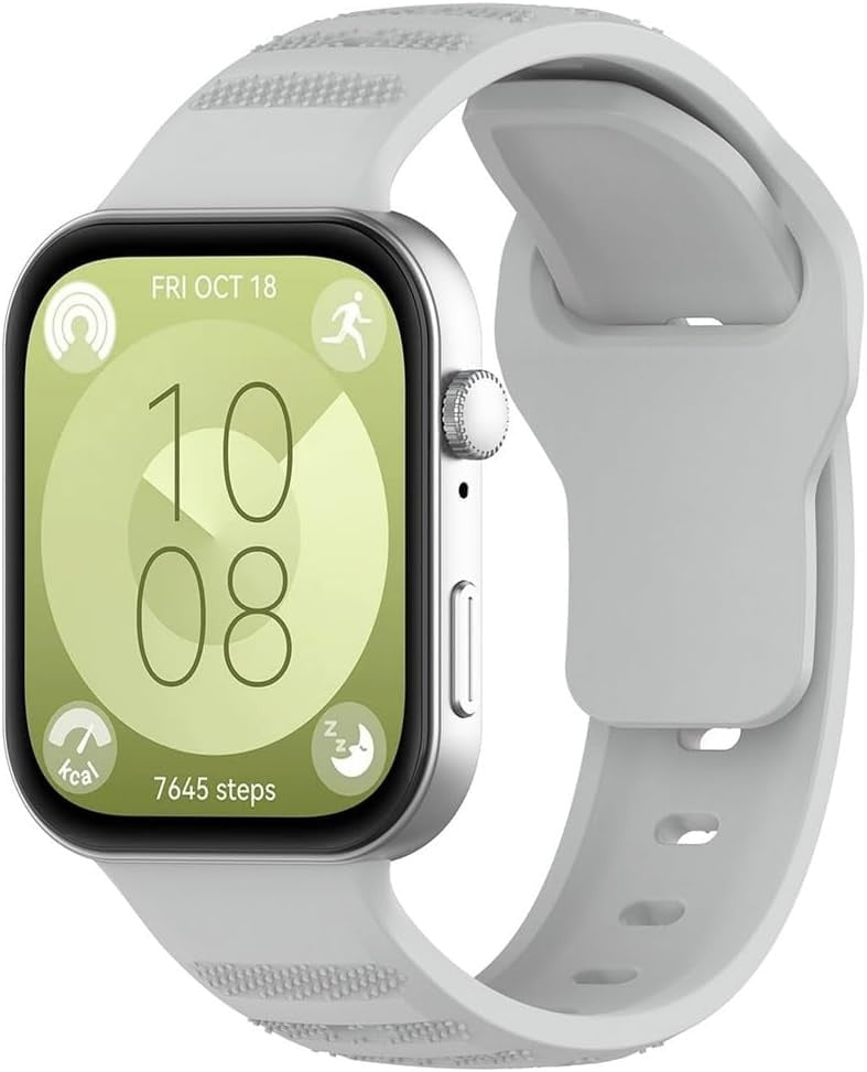 Bracelet silicone Outdoor Huawei Watch Fit 4 (gris)