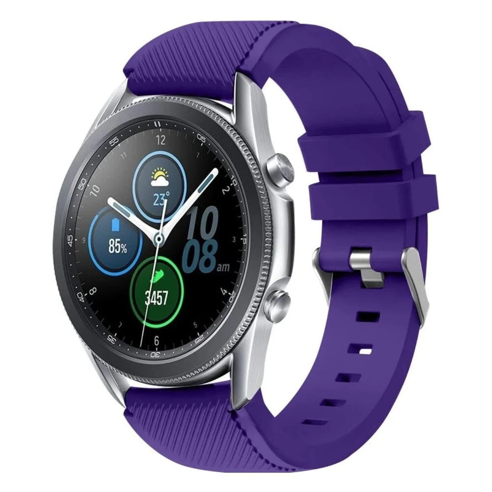 Bracelet silicone Samsung Galaxy Watch 3 45mm (violet)