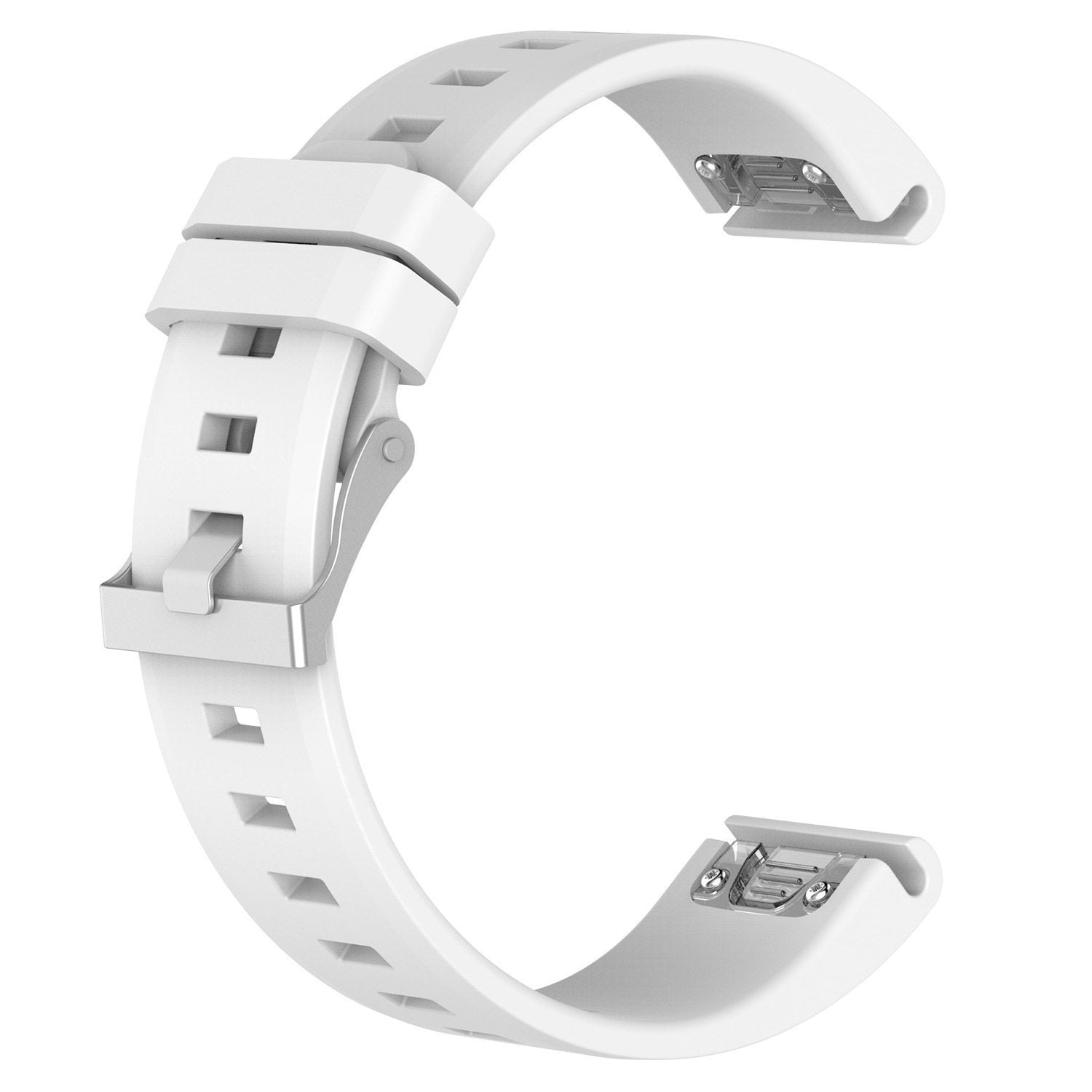 Bracelet silicone brillant Garmin Forerunner 970 (blanc)