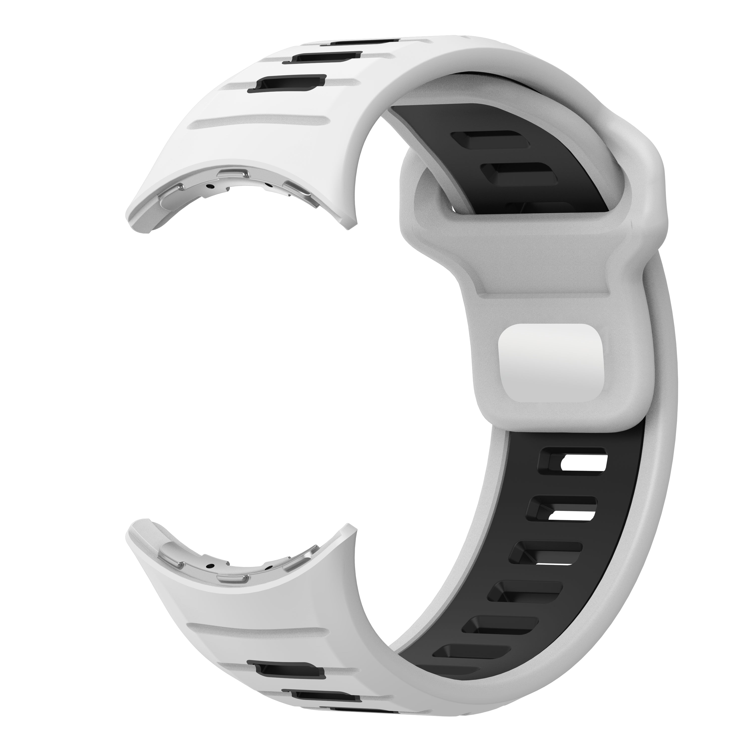 Bracelet sport Outdoor Google Pixel Watch 4 - 45mm (blanc/noir)