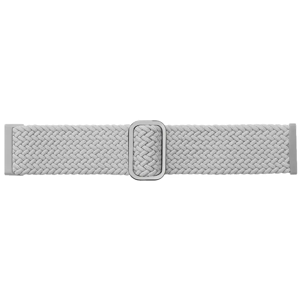 Nylon Adjustable Woven Strap, light grey