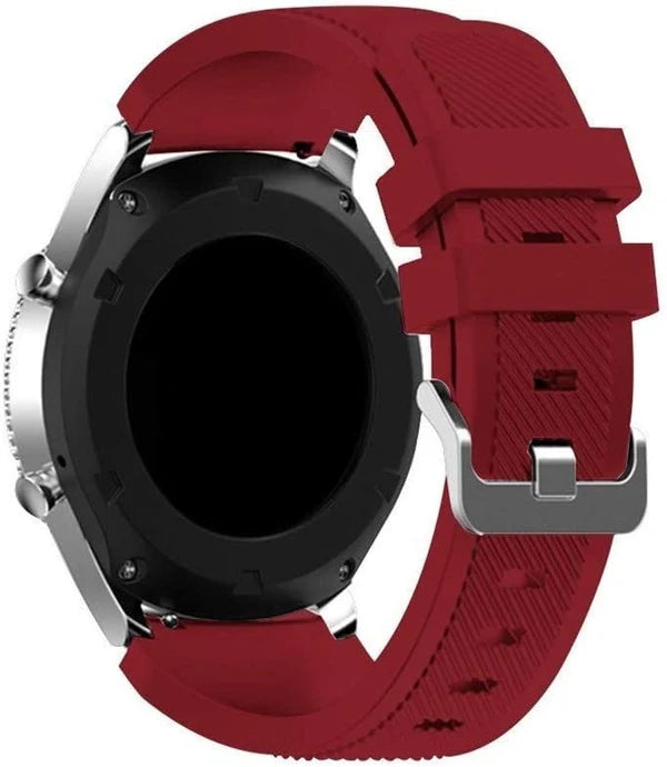 Bracelet silicone sergé Amazfit Bip 5 (bordeaux)
