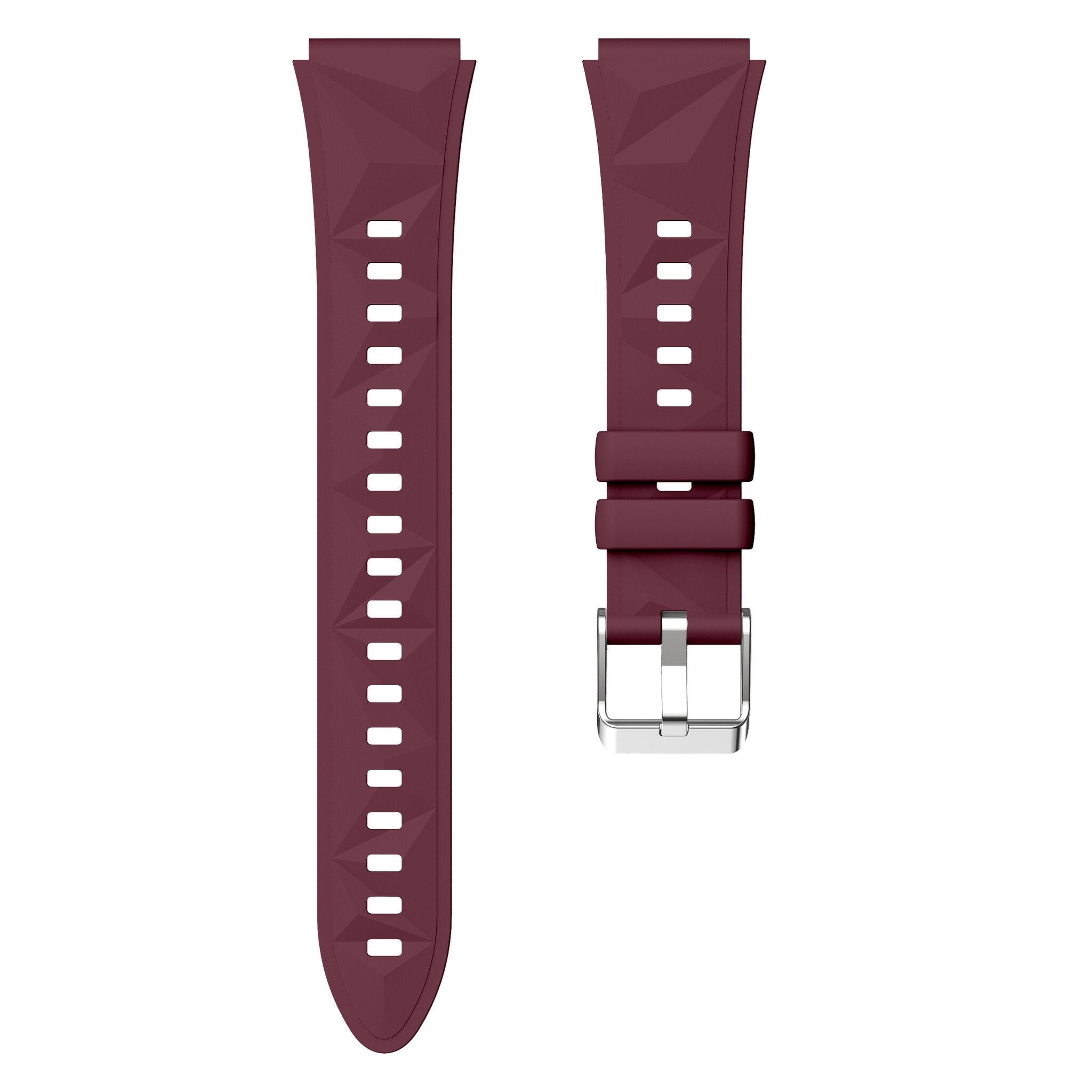 Bracelet silicone Premium OnePlus Watch 3 - 43mm (bordeaux)