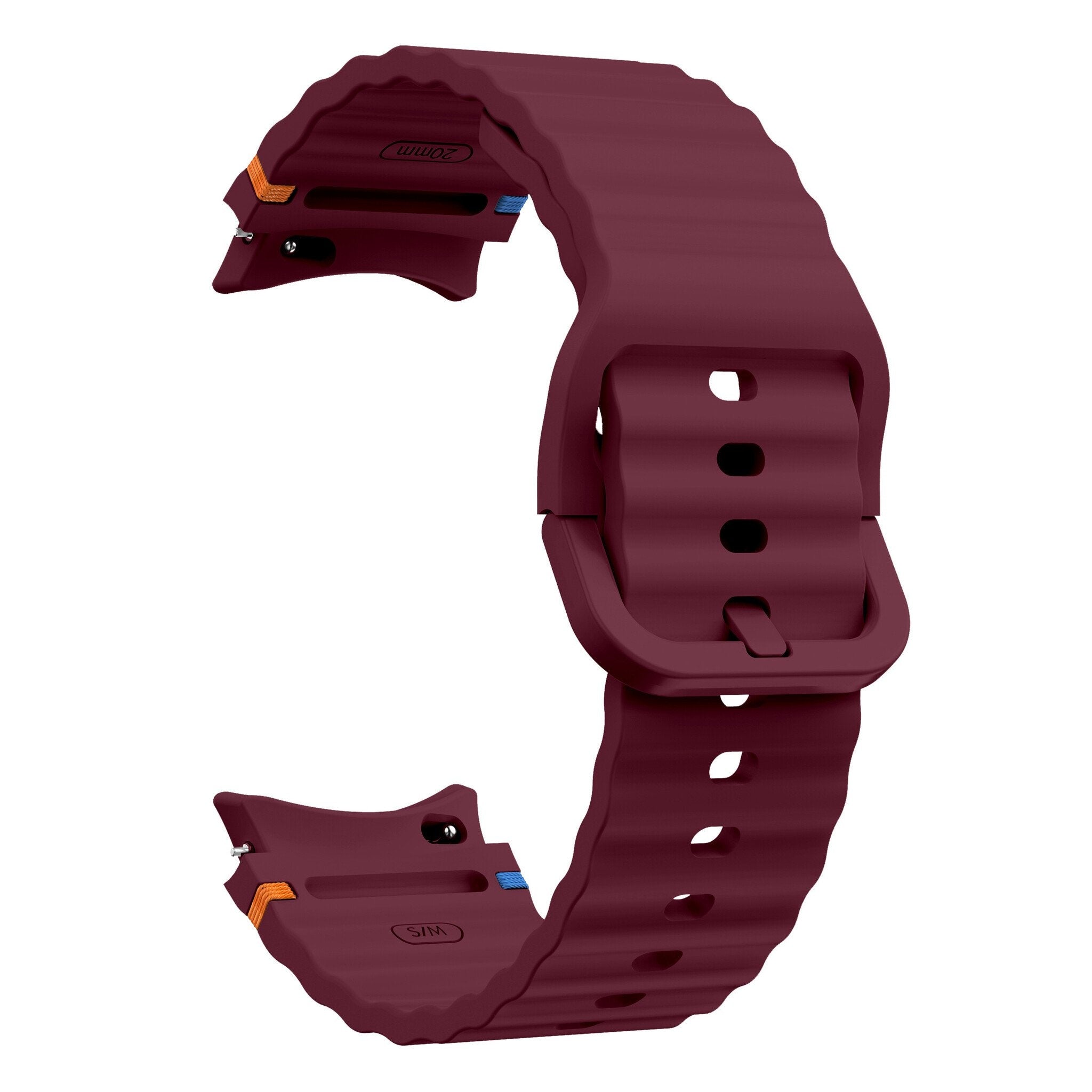 Bracelet Wave Samsung Galaxy Watch 7 - 40mm (rouge vin)