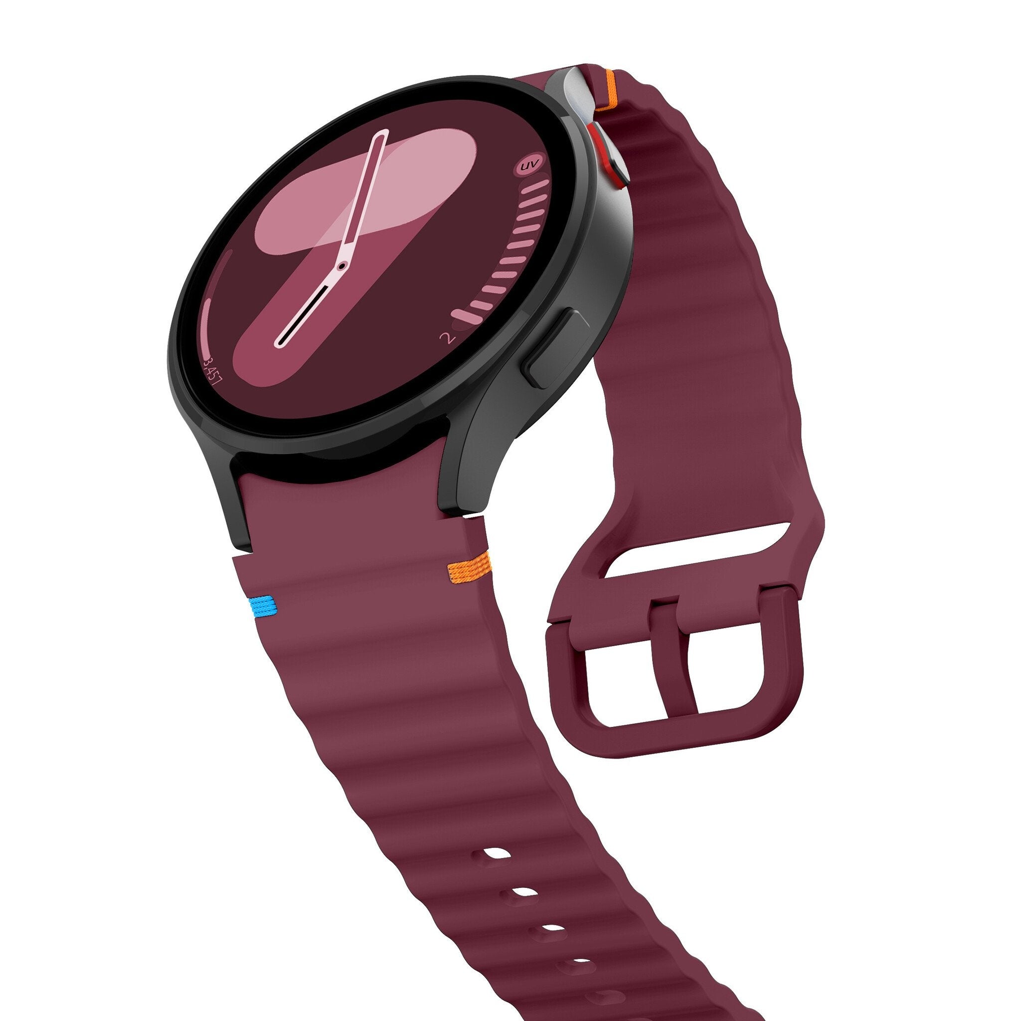 Samsung Galaxy Watch 4 Classic 46mm Wave Strap (Wine Red)