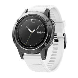 Bracelet silicone Garmin Instinct E - 45mm (blanc)