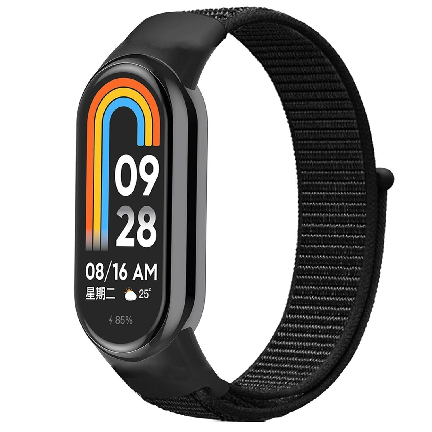 Bracelet nylon Xiaomi Smart Band 10 (noir)