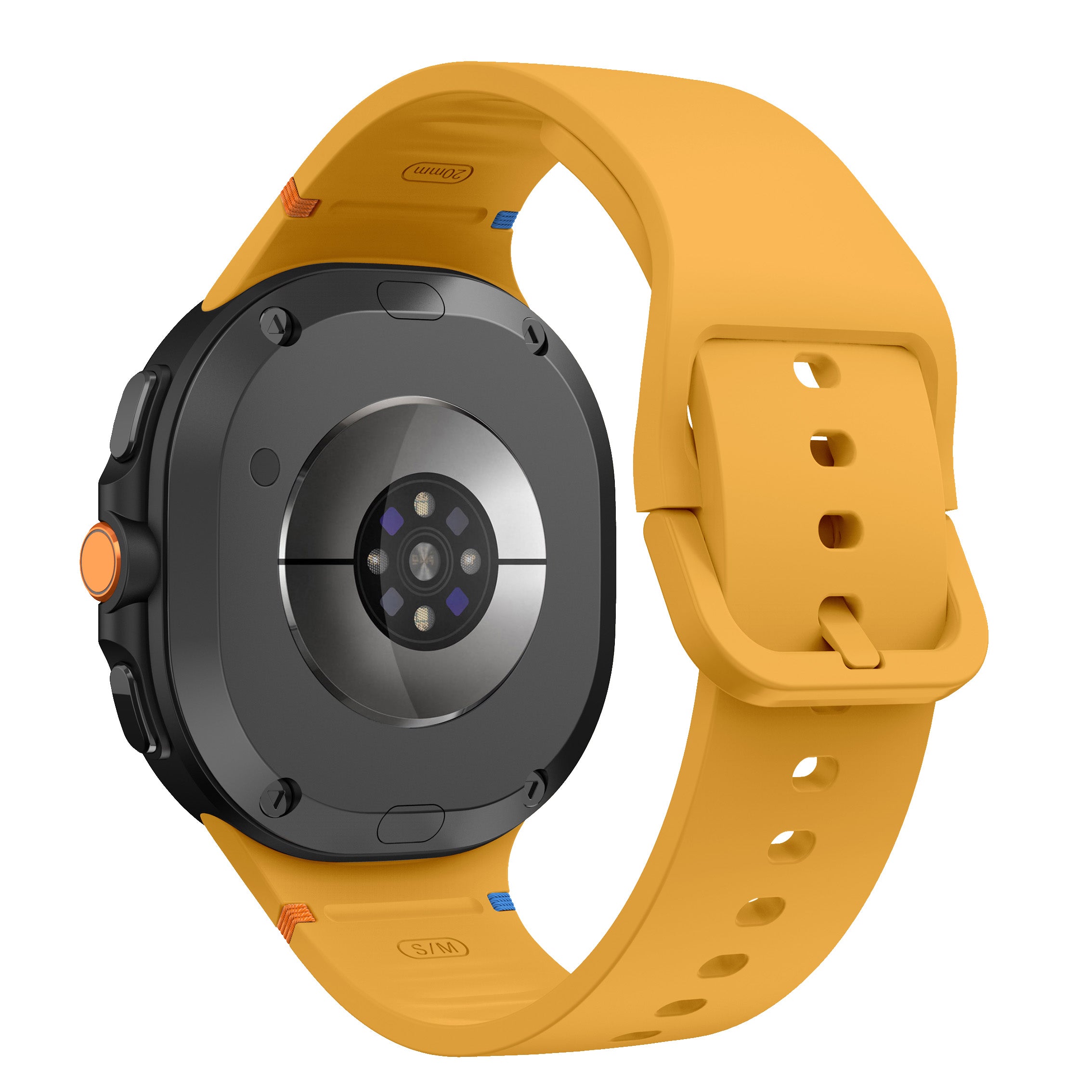 Bracelet silicone Samsung Galaxy Watch 8 Classic (jaune)