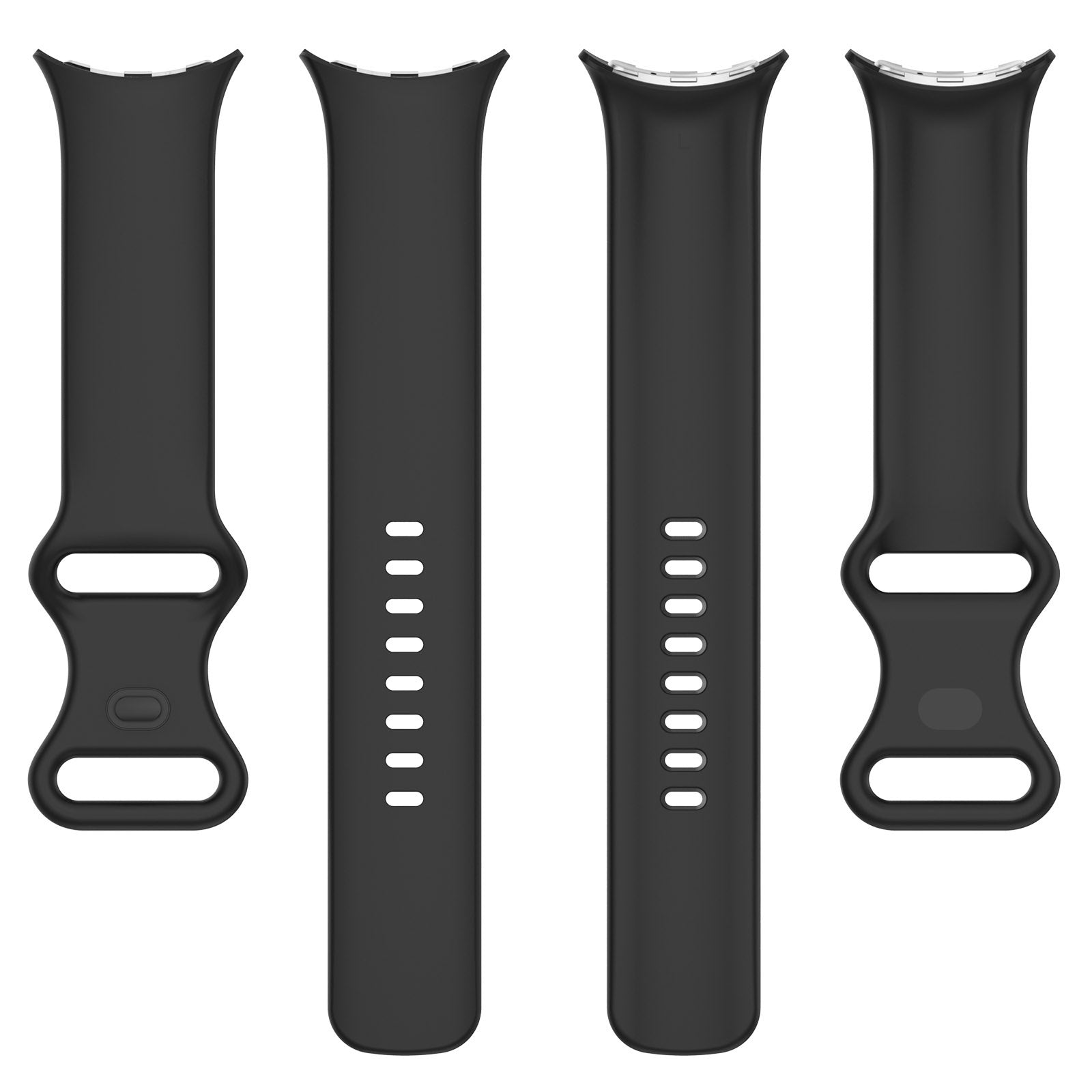 Google Pixel Watch 4 - 45mm Silicone Classic Strap (Black)