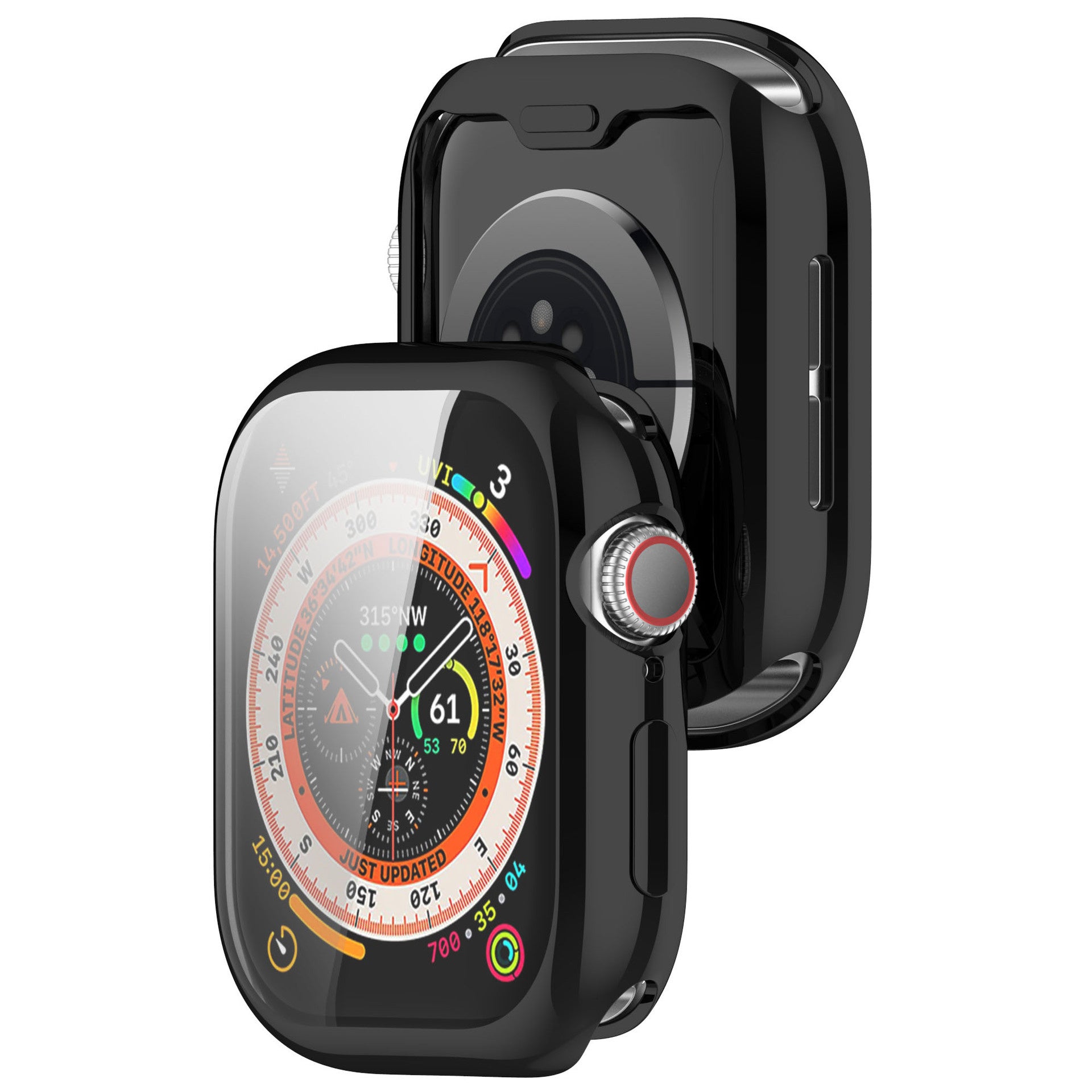 Coque TPU Apple Watch 11 (noir)