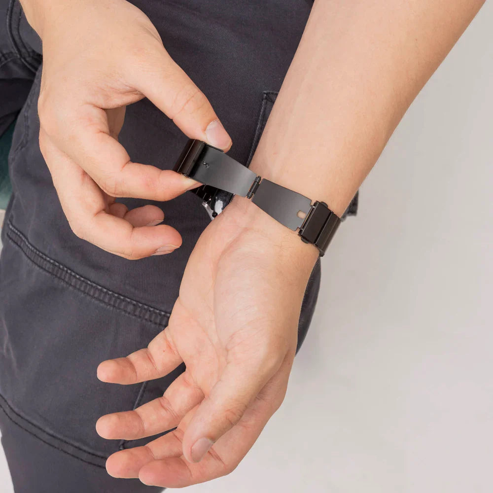 Bracelet acier Amazfit Active (noir)