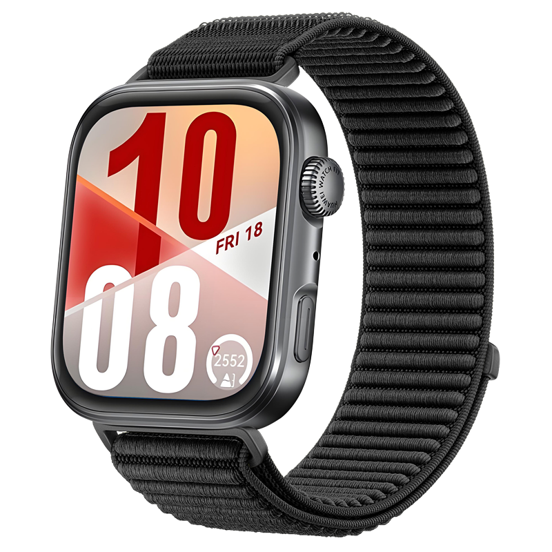 Huawei Watch Fit 3 Nylon Wave Strap (Black)