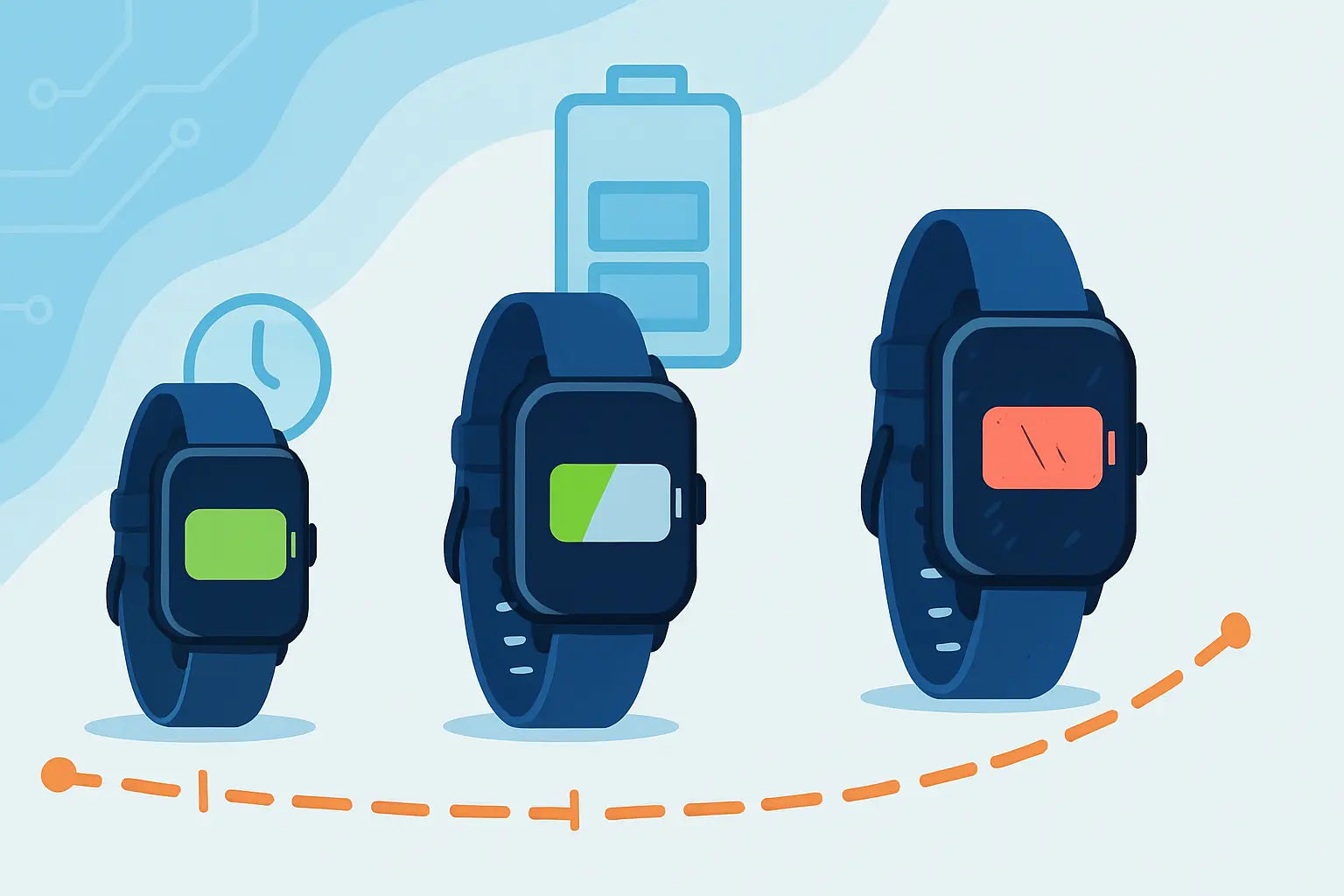 How long does a smartwatch typically last?