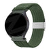 Bandz Bracelet nylon tressé Withings ScanWatch 2 - 42mm (vert olive)