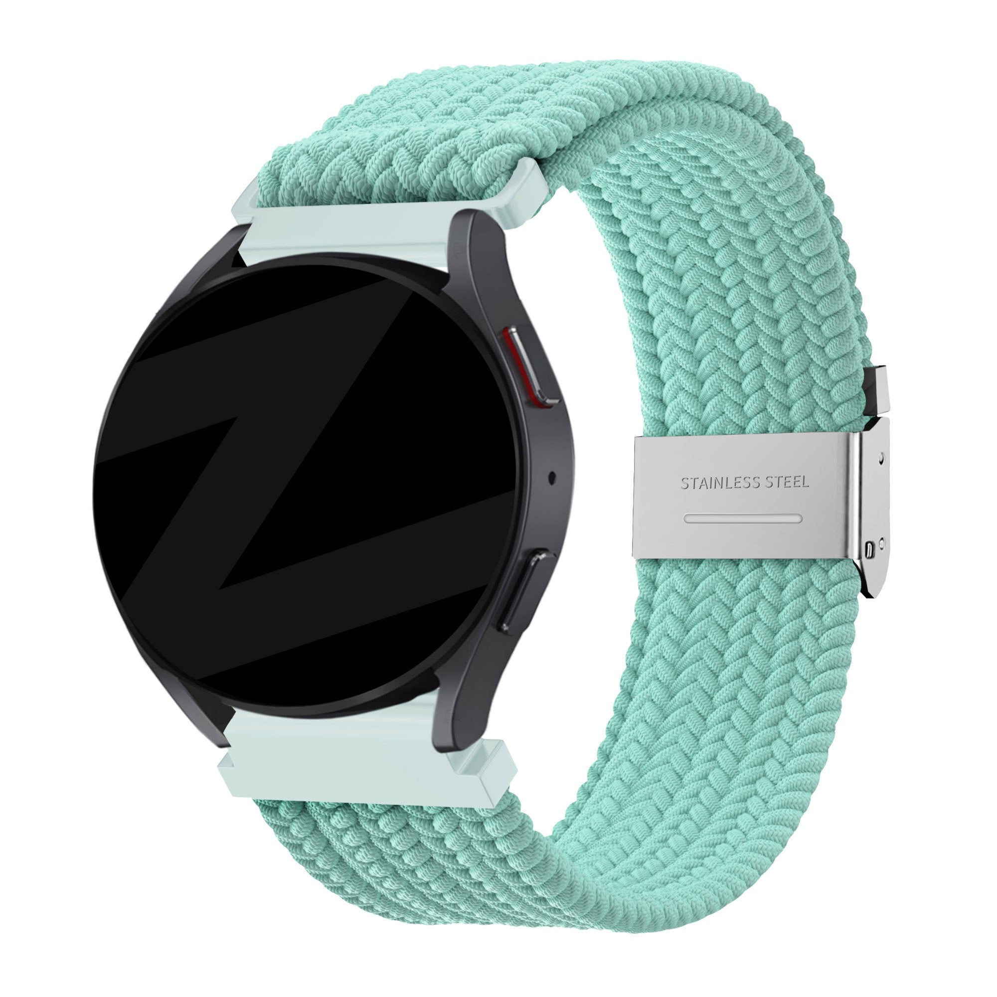 Bandz Bracelet nylon tressé Garmin Vivomove Style (turquoise)