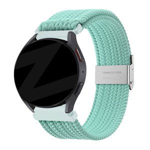 Bandz Bracelet nylon tressé Garmin Venu 2 Plus (turquoise)