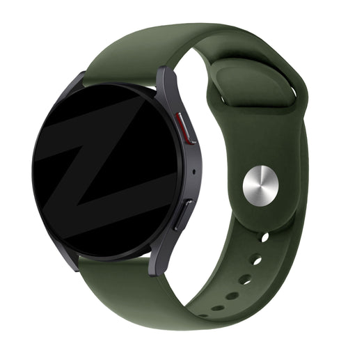 Bandz Bracelet sport 'Deluxe' Actyve Smartwatch 20mm (vert olive)
