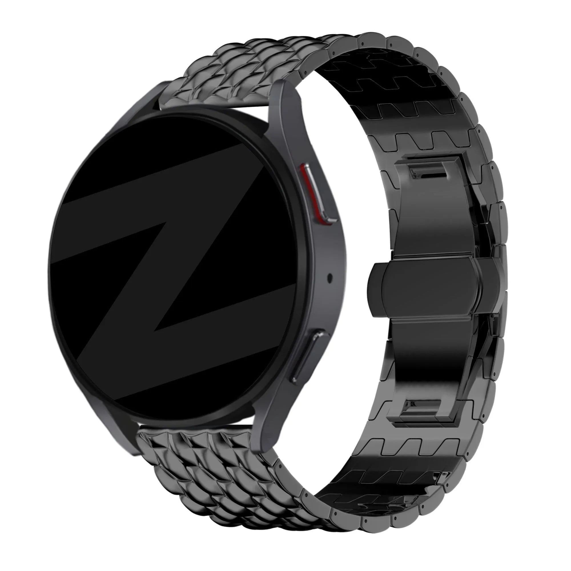Bandz Bracelet acier 'Dragon' Oppo Watch X2 (noir)