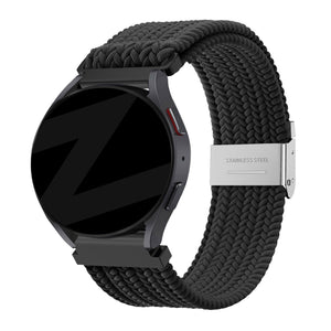 Bandz Bracelet nylon tressé Amazfit Bip 6 (noir)