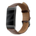 Bandz Fitbit Charge 4 Genuine Leather Strap (Dark Brown)