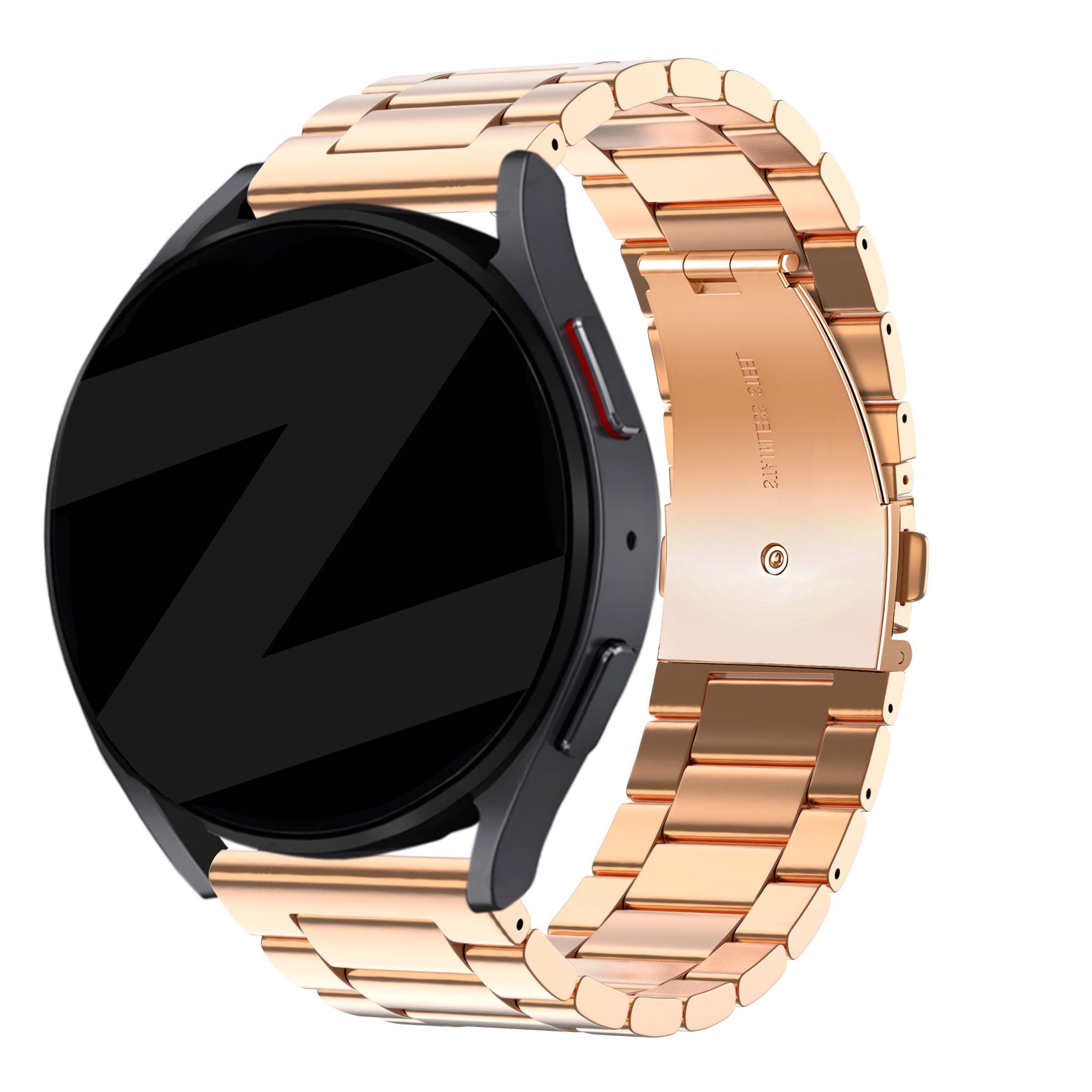 Bandz Bracelet acier 'Classic' Garmin Approach S42 (rose or)