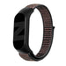 Bandz Bracelet nylon loop Xaomi Mi Band 5 (noir melange)