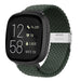 Bracelet tressé réglable Fitbit Versa 3 (vert foncé)